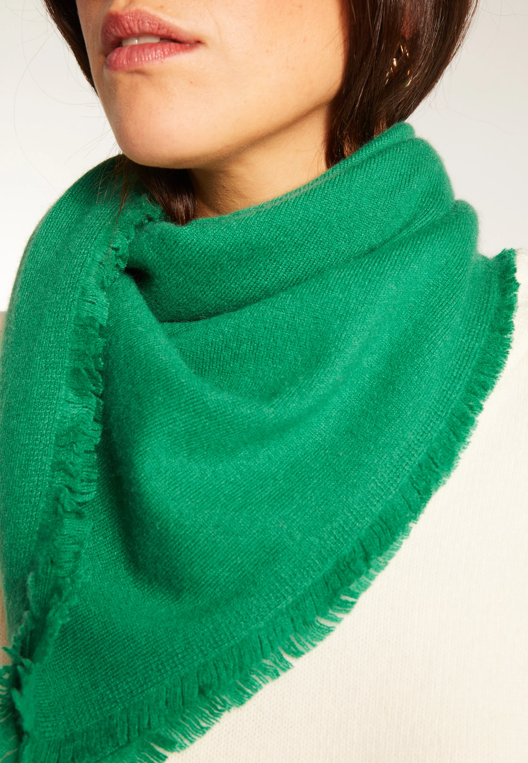 LOUAH24 - Foulard unisexe en cachemire | Vert