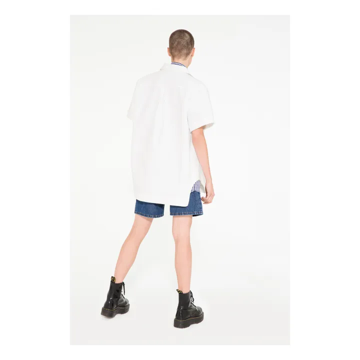 Margaux Lonnberg Chemise Folk Denim | Blanc