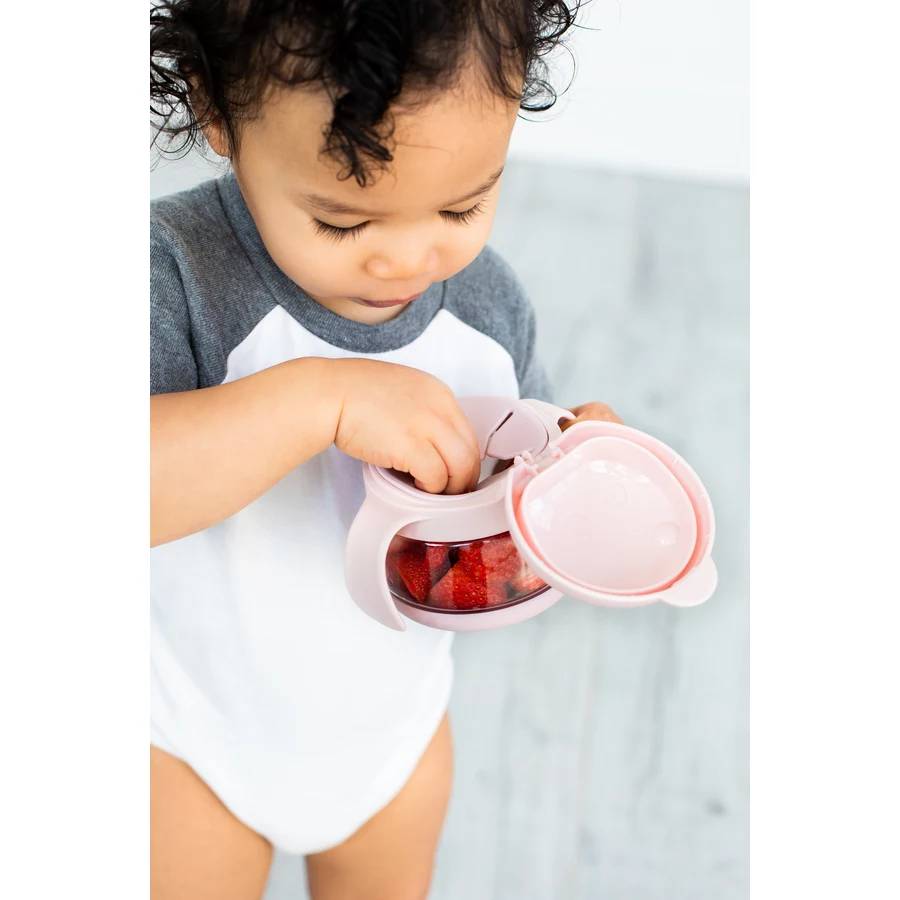 ubbi® Snack-Container, rot-rosa