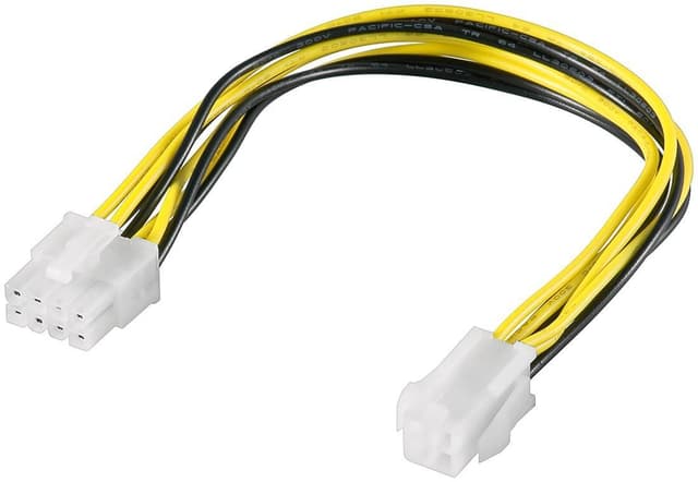 Goobay Pc-strømkabel/strømadapter ATX12 P4, 4 pin til 8 pin