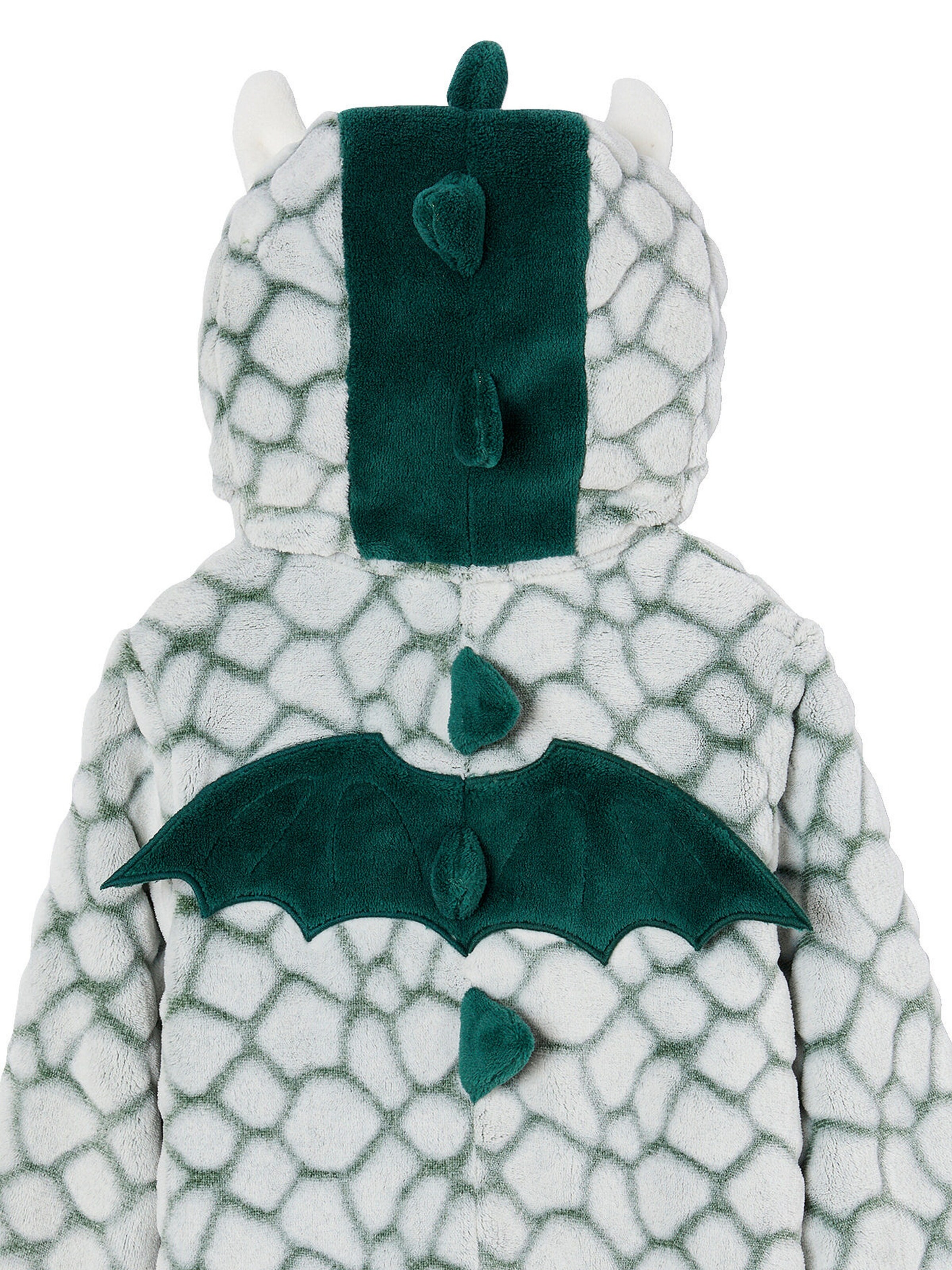 Vertbaudet Jungen Onesie Drache grün
