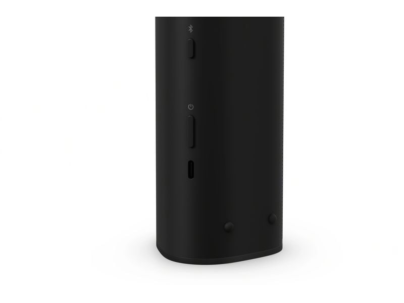 Sonos Smart Speaker Roam 2 Schwarz Kompakter Lautsprecher mit hoher Klangqualität