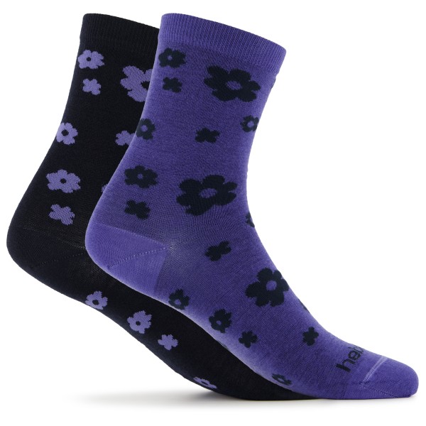 Heber Peak - Merino SylvaHe. Flower Socks 2-Pack - Chaussettes multifonctions