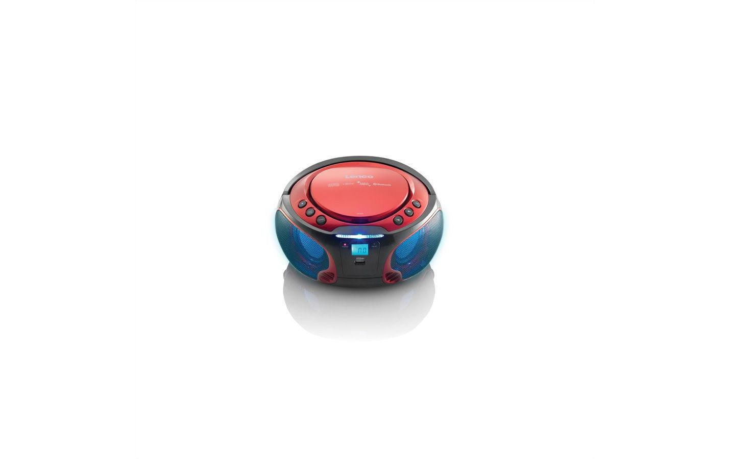 Radio/CD-Player SCD-550 RotBoombox mit Bluetooth und USB