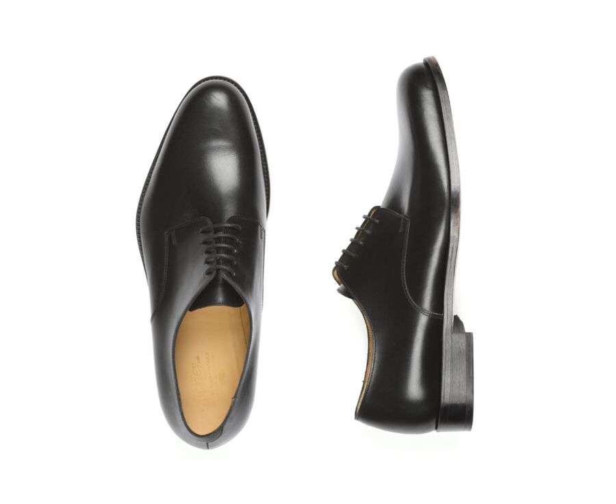 Derbies homme Noir semelle cuir - DOVER
