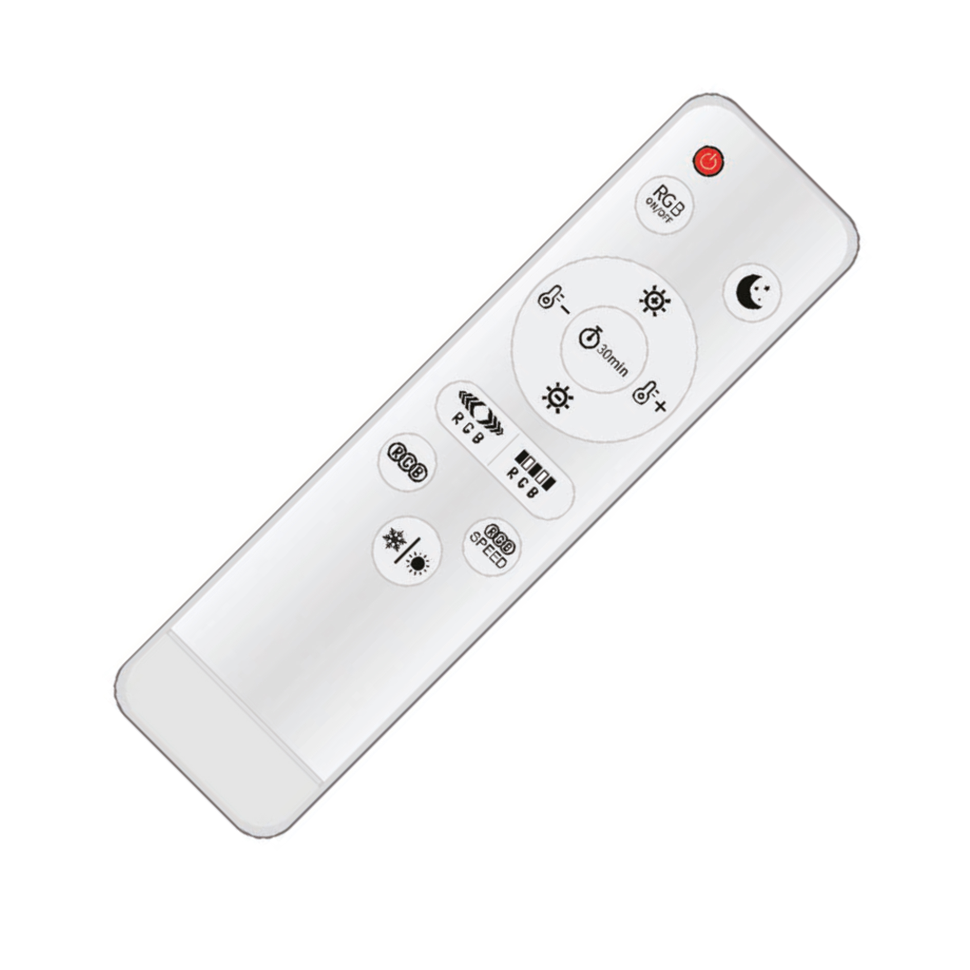 LAMPURA LED-RGB-Deckenleuchte - weiß - Ø 29 cm