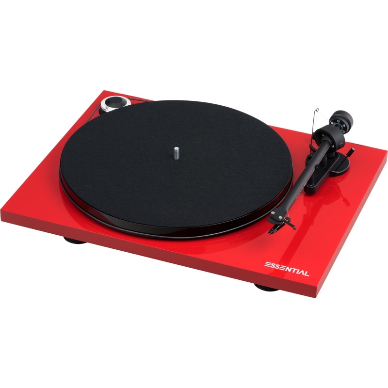 Platine vinyle Pro-ject ESSENTIAL III OM10 FR PIANO RED