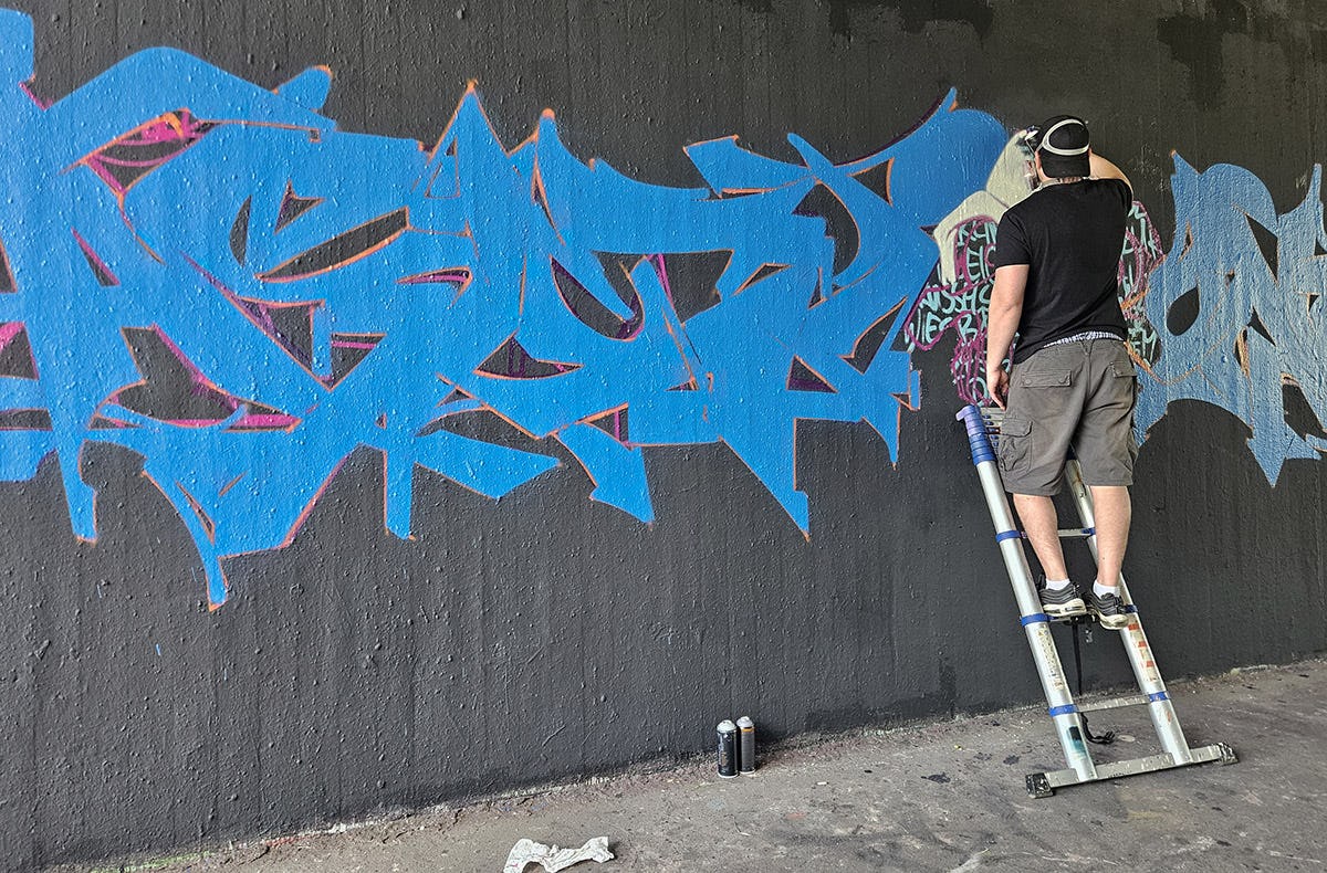 Graffiti Workshop Wiesbaden-Biebrich für 2