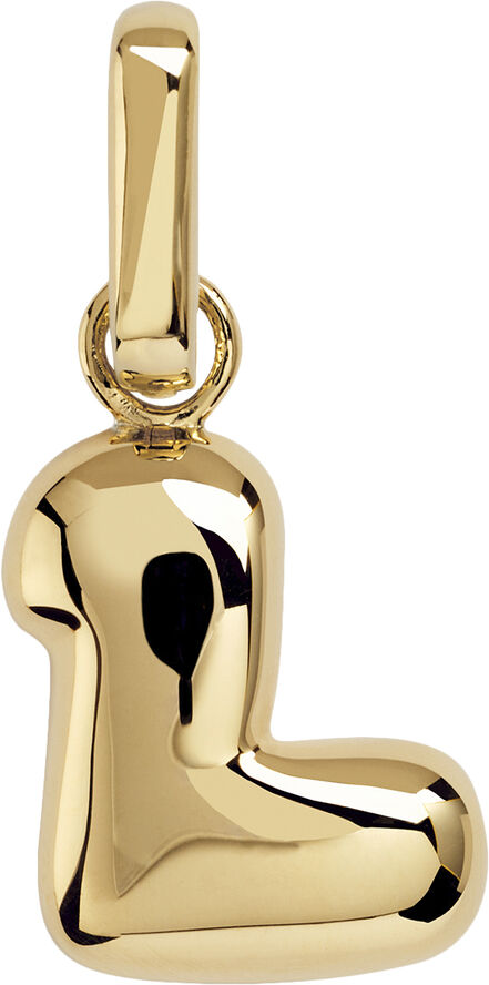 Camille Brinch Jewellery Puffer Letter Charm - L Gold