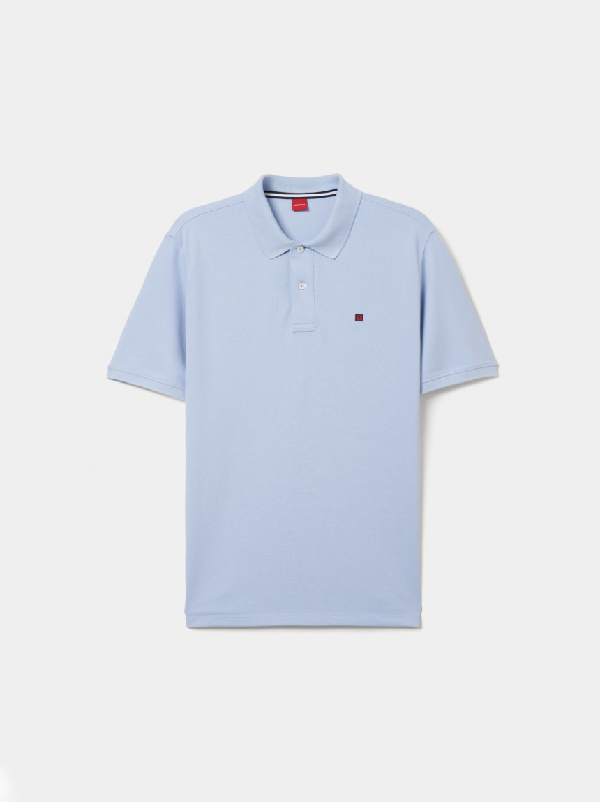 Polo piqué regular fit de algodão