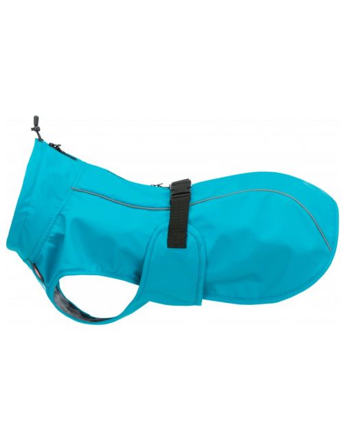 Trixie Regenjas Vimy Turquoise - Hondenkleding