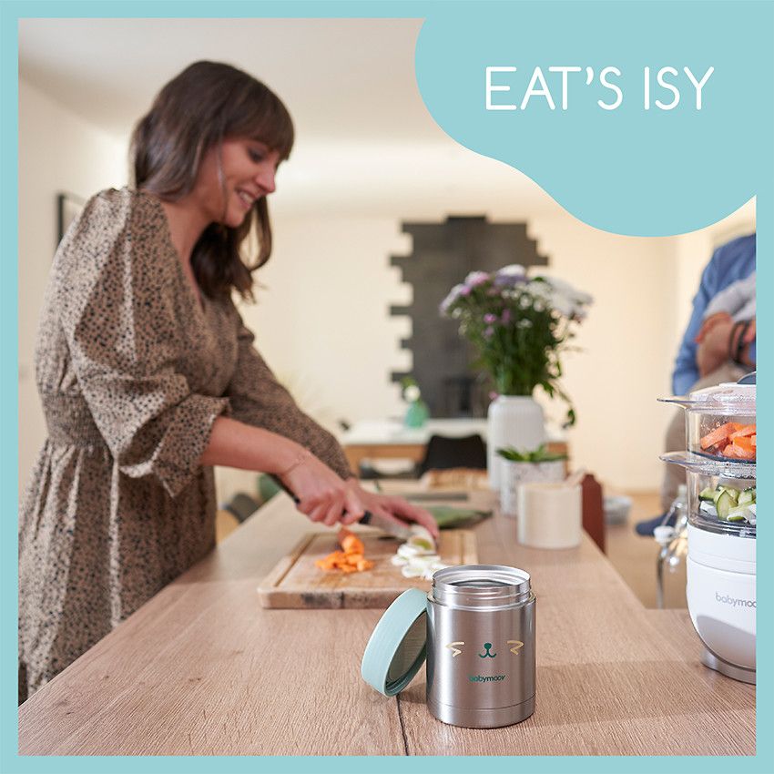Contenant inox EAT'S ISY 350ml - Ecru