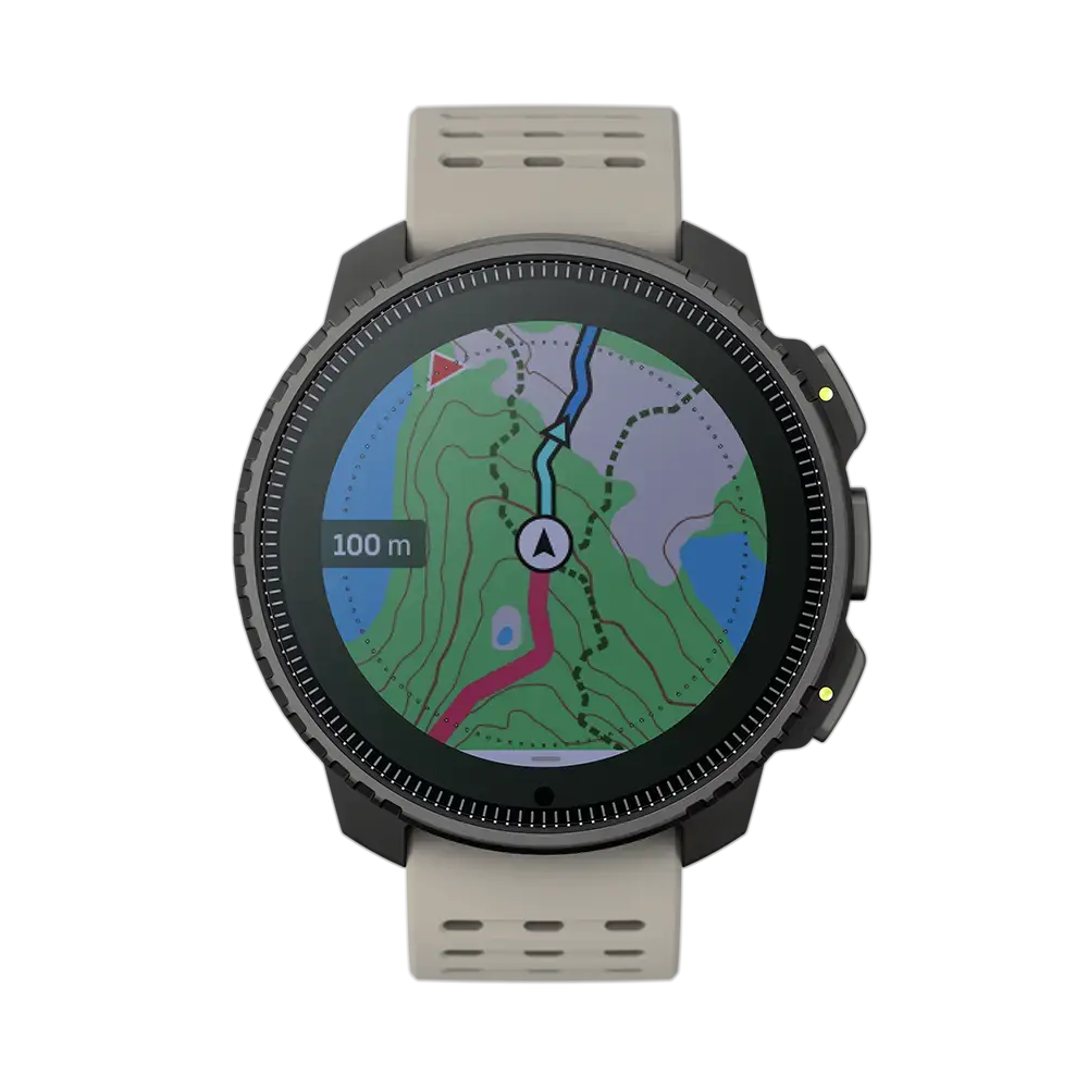 Suunto Vertical Solar Steel GPS Sporthorloge Beige
