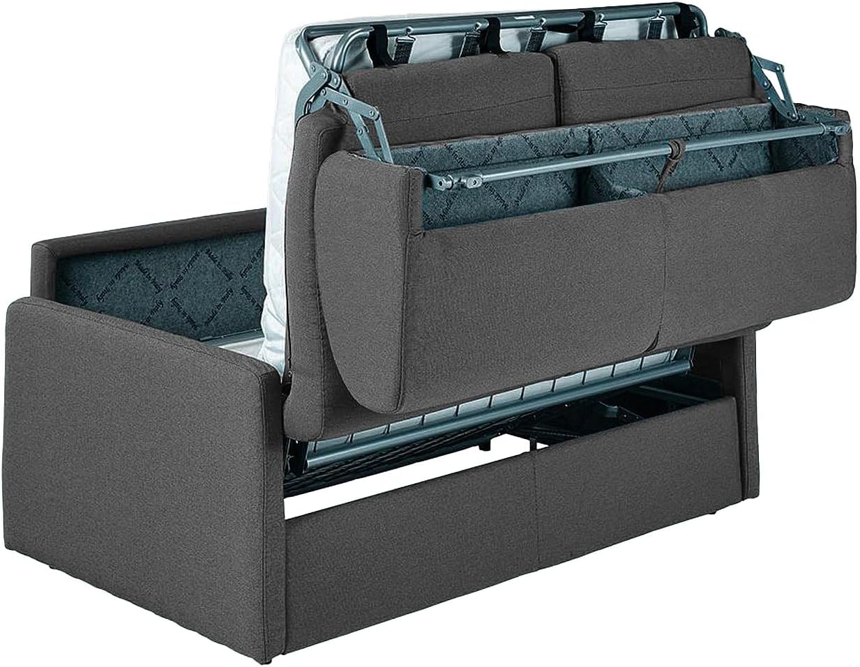 Vente-unique 3-Sitzer-Sofa Express aus Calife-Stoff, LiegeflÑche 140 cm, Matratze 18 cm