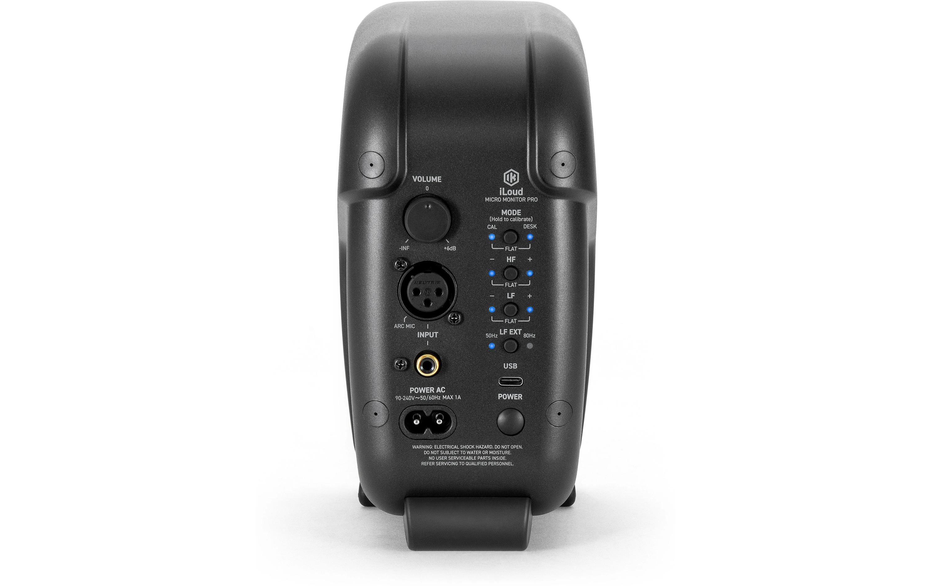 Studiomonitore iLoud Micro Monitor Pro Schwarz<br>Aktive 2-Wege-Monitore mit ARC-Mikrofon