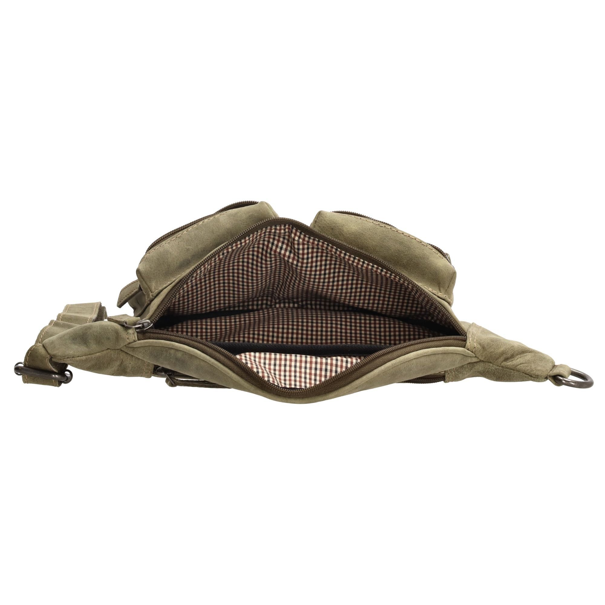 Hide & Stitches Idaho Heuptas Olijfgroen