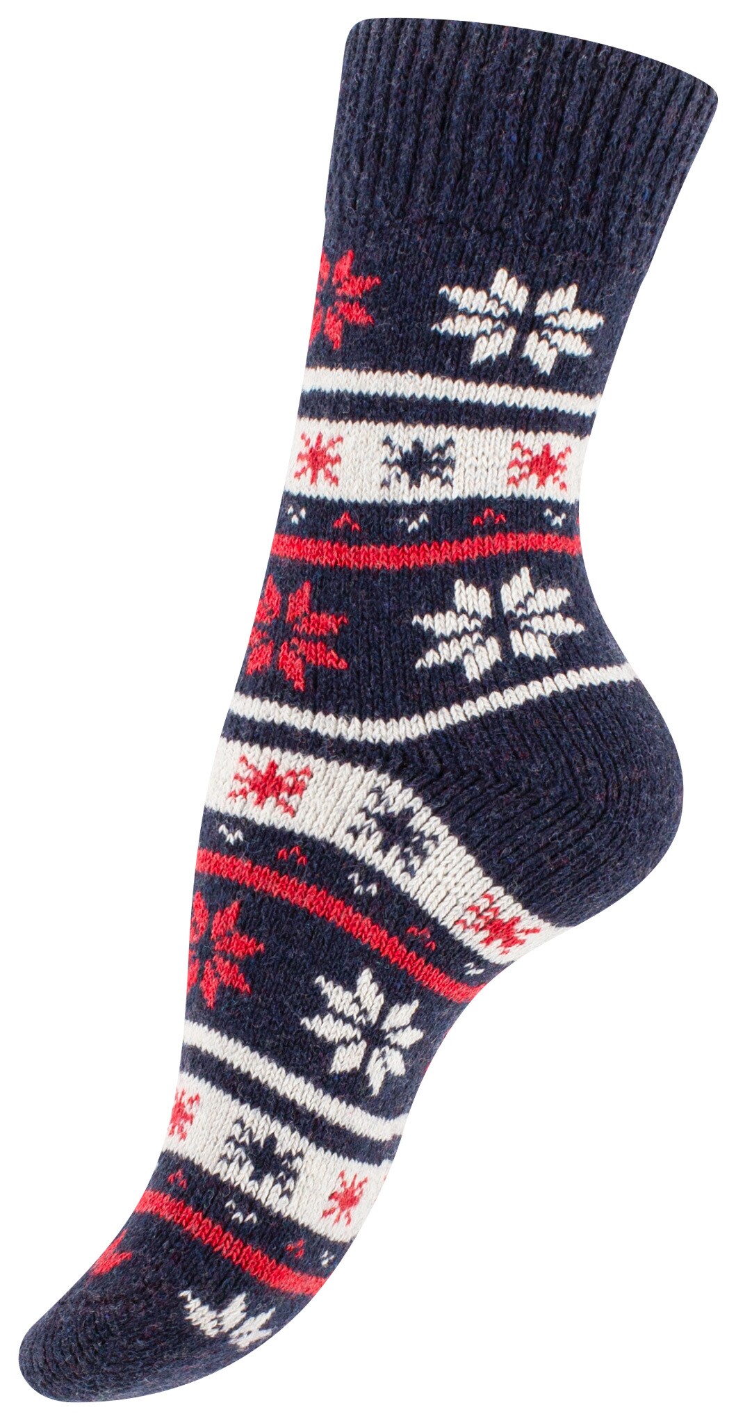 Cotton Prime® 2 Paar Thermosocken Unisex Wintersocken mit Wolle