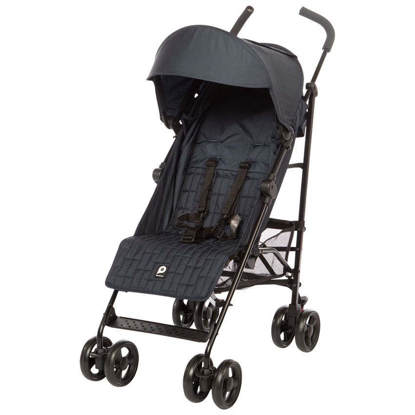 Poussette canne inclinable AVA - Bleu - Ecru