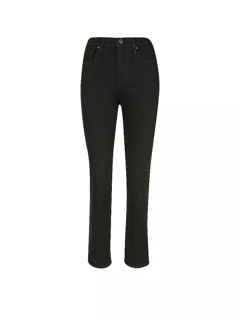 LEVI'S® Jeans Straight Fit 724 Highwaist schwarz