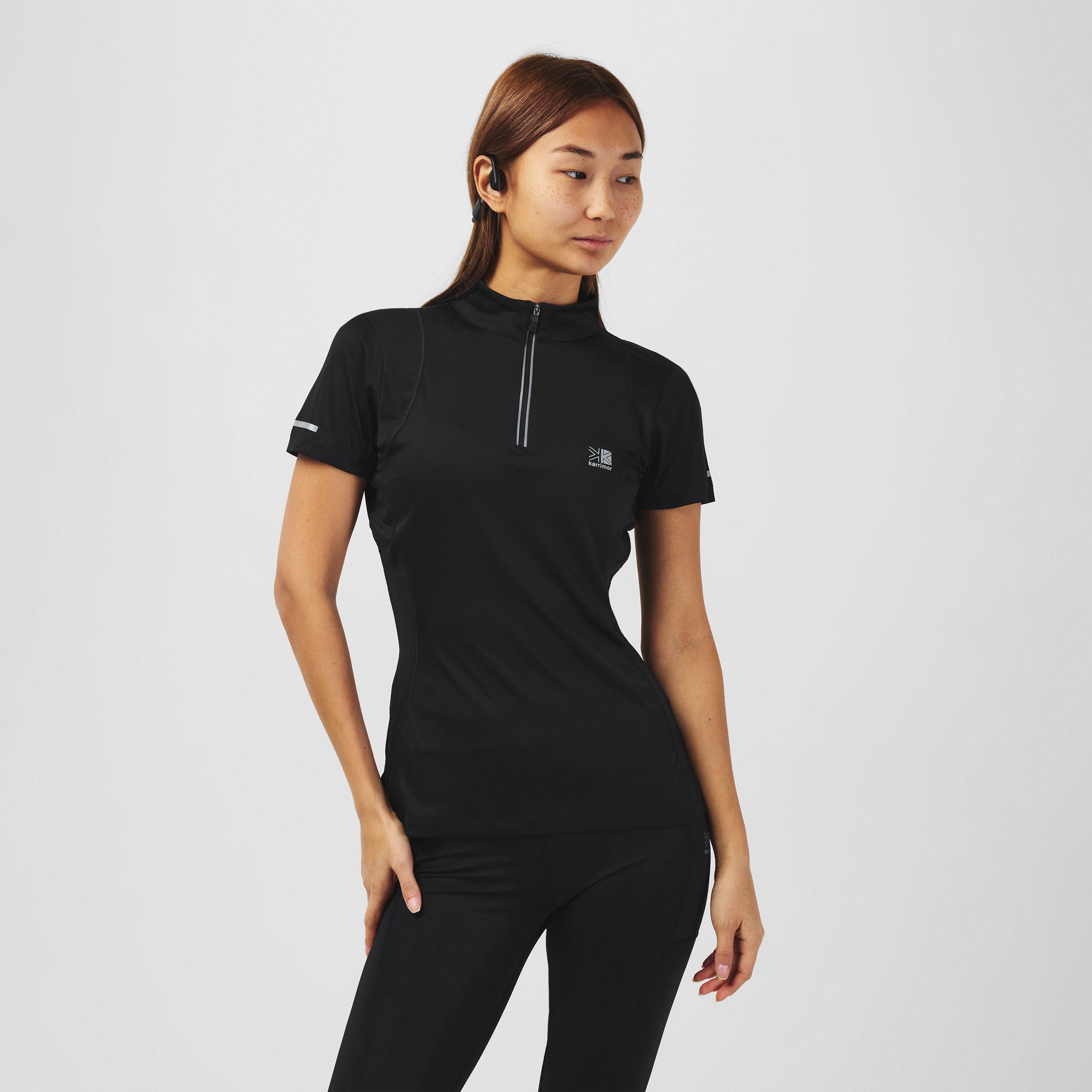 Karrimor Womens Short SleevequarterZip T Shirt