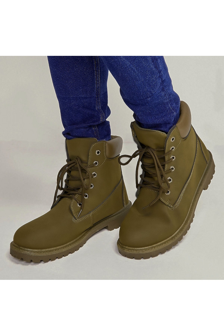 Chaussures montantes vertes