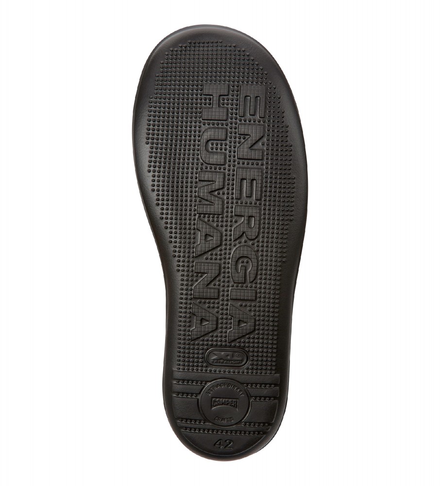 Botas de cano curto Camper Beetle em couro marrom
