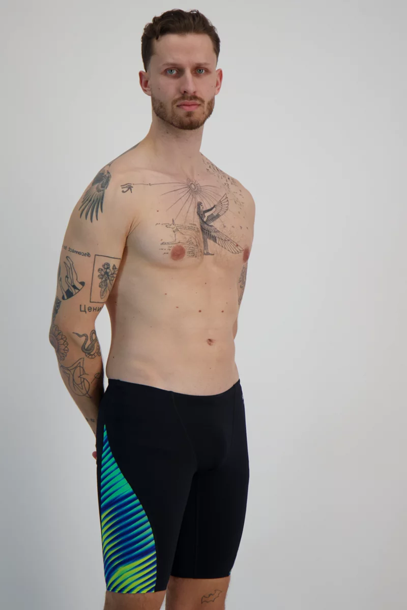 speedo Allover Digital V-Cut Jammer Herren Badehose