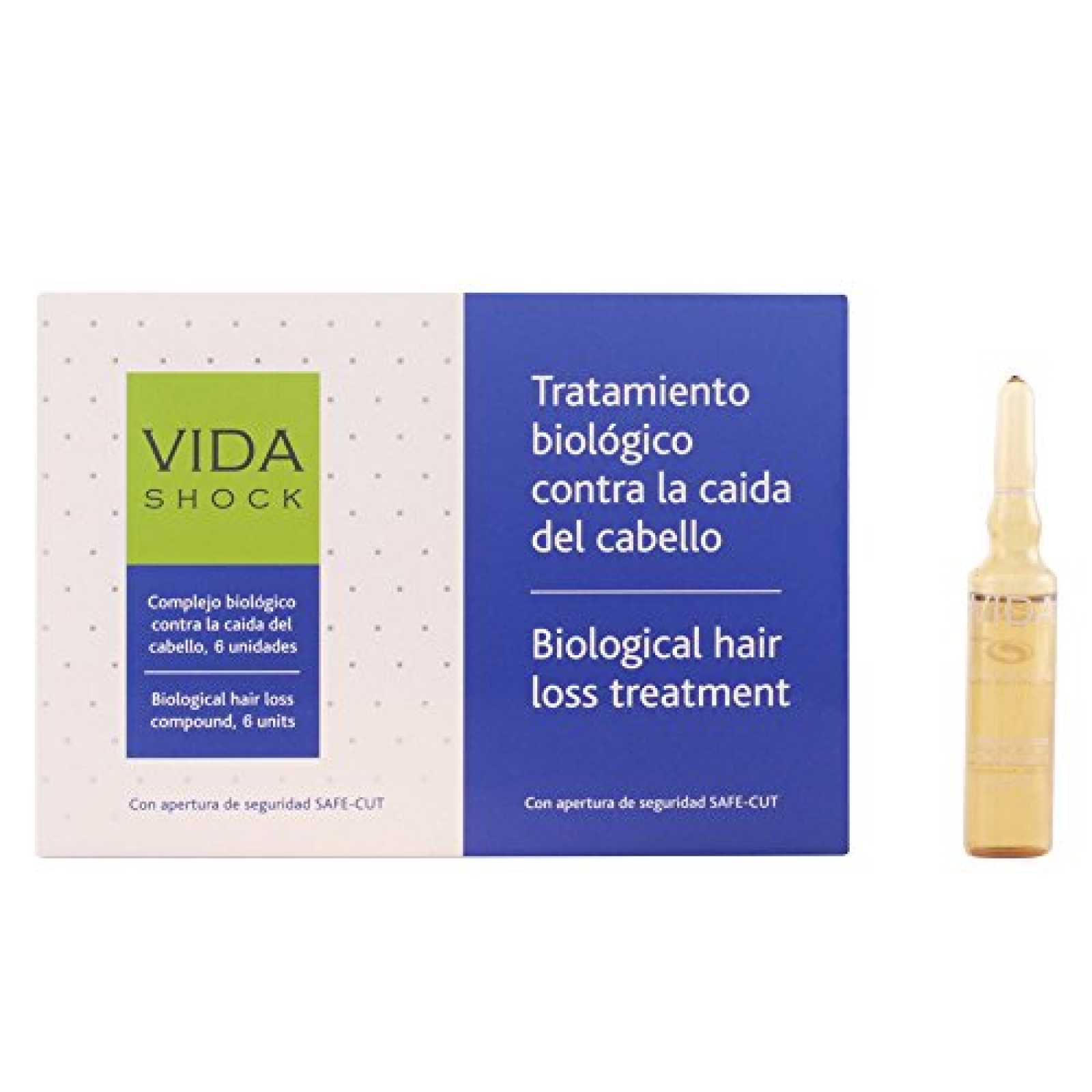 Luxana Vida Shock Antiqueda - Caixa com 6 ampolas de 10 ml