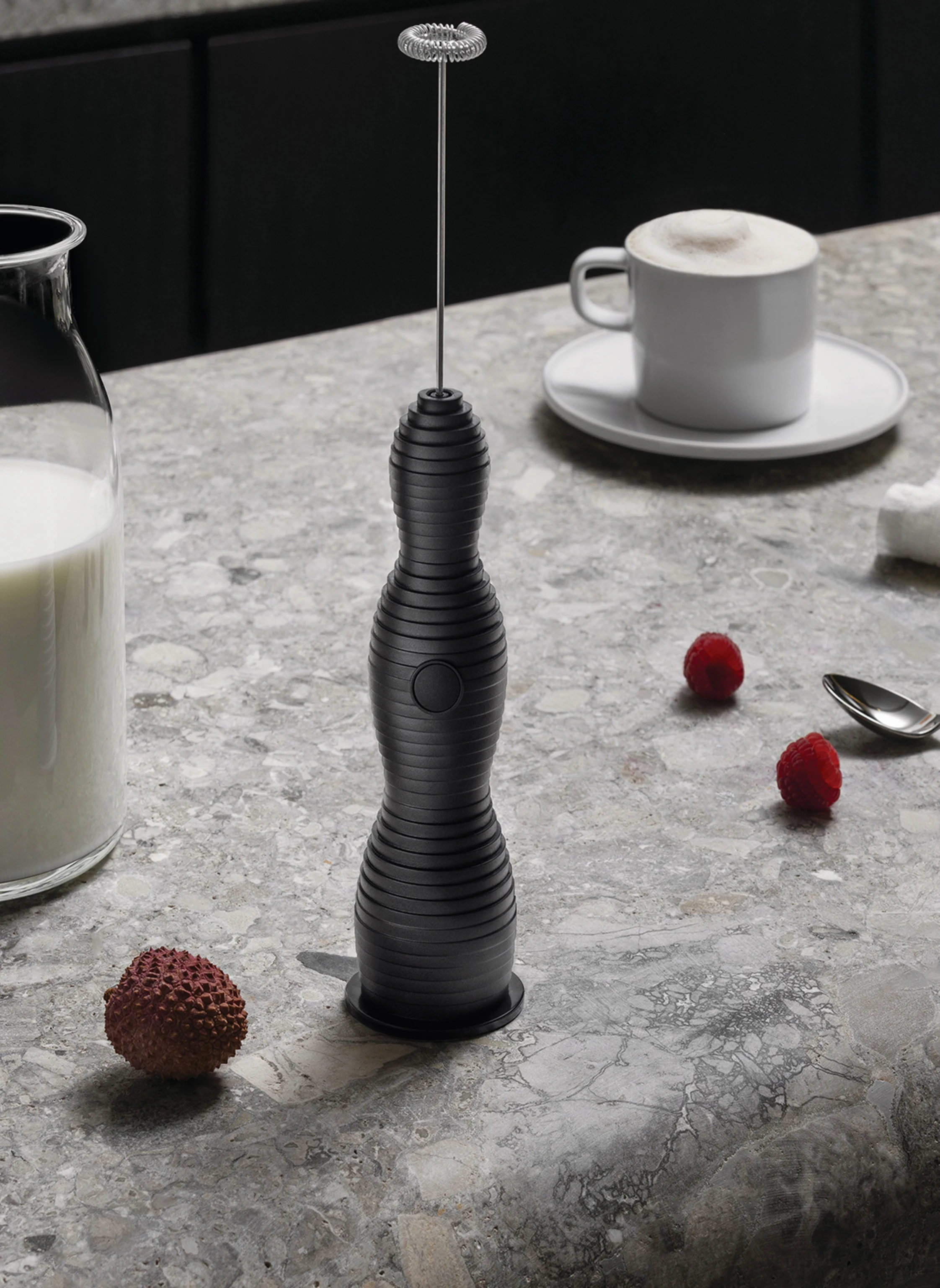 ALESSI Milchaufschäumer PULCINA