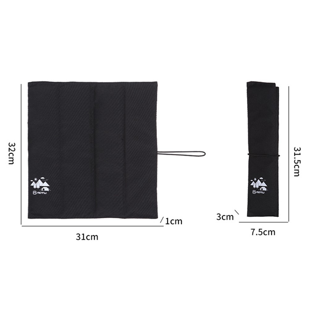 (31x30cm) Faltbares Oxford Outdoor Sitzkissen Wasserabweisende Matte für Camping / Wandern / Festivals - Grün