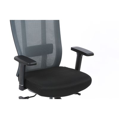Fauteuil de bureau OFFSEAT - accoudoirs réglables - noir