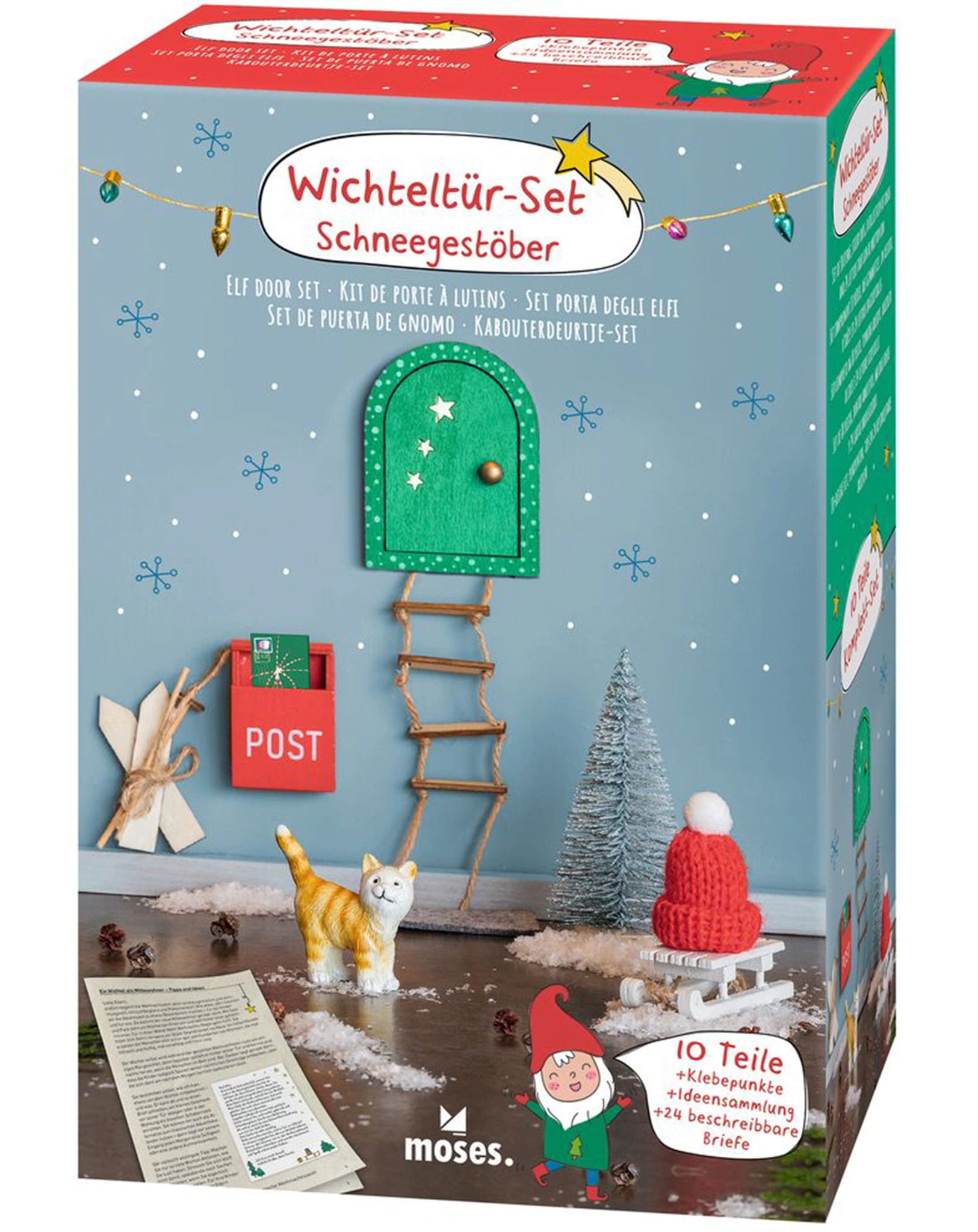 Wichteltür SCHNEEGESTÖBER 10-teilig