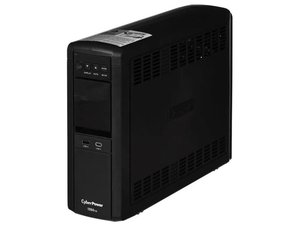 CyberPower Backup PFC Sinewave Series for Mac CP1350EPFCLCD - UPS - AC 230 V - 780 Watt - 1350 VA - 7 At - RS-232, USB - output-stikforbindelser: 6