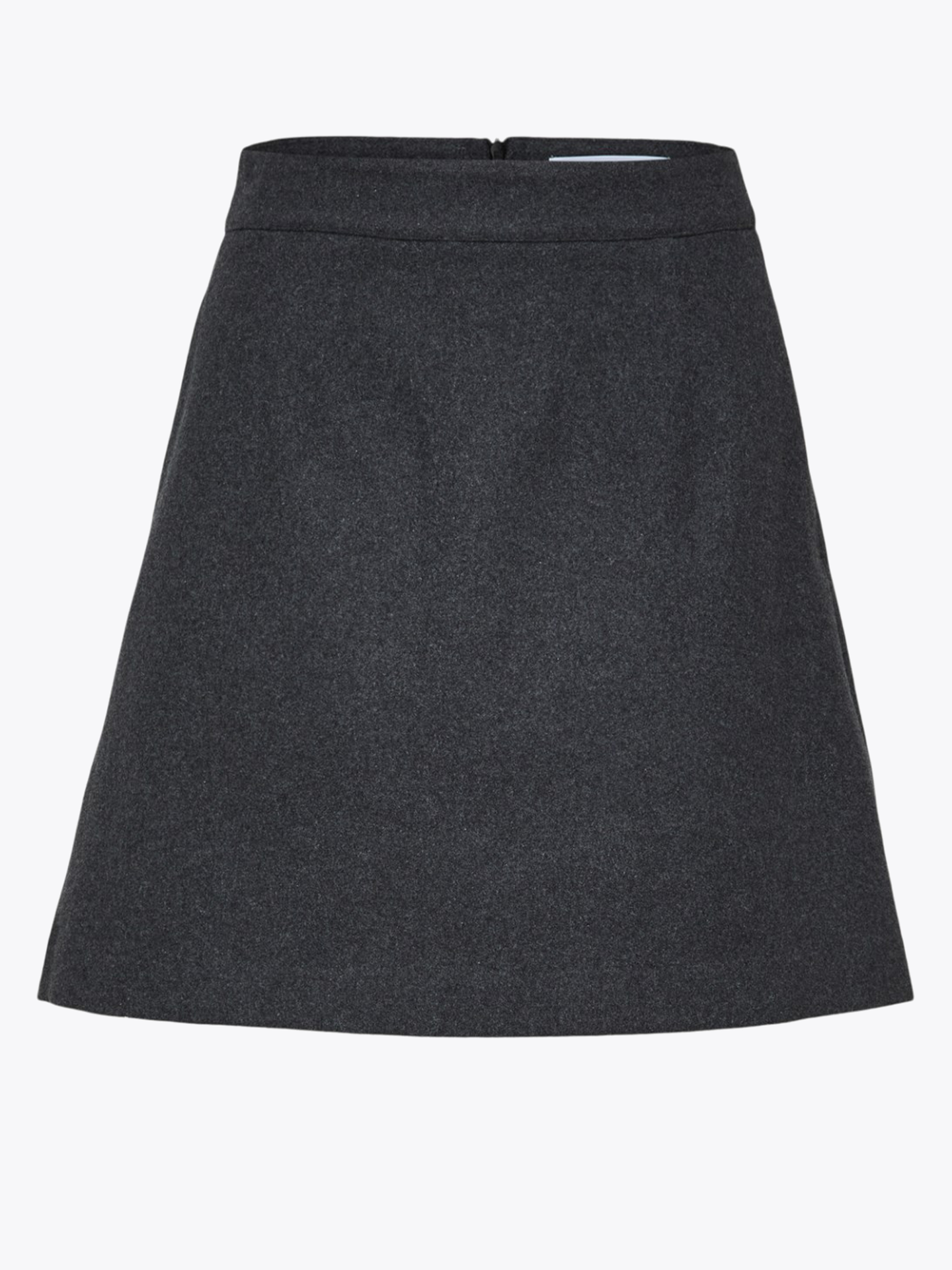 Mercy-Ula High Waisted Mini Wool Skirt