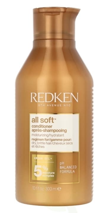 Redken All Soft Conditioner 300 ml Moisturizig/ Hydratant Dry Brittle Hair