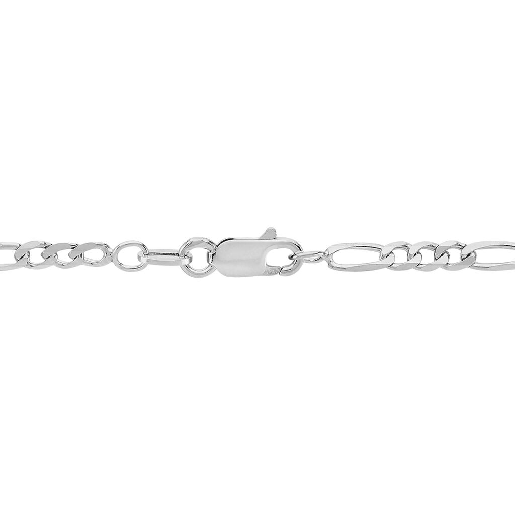 Chaîne Vivian Argent Blanc