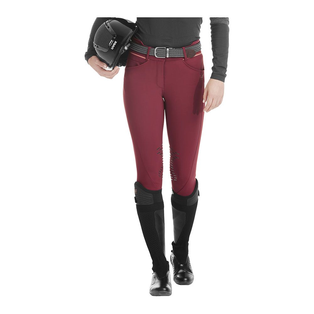 Horse Pilot X-DESIGN - Pantalon siliconé Femme dark red