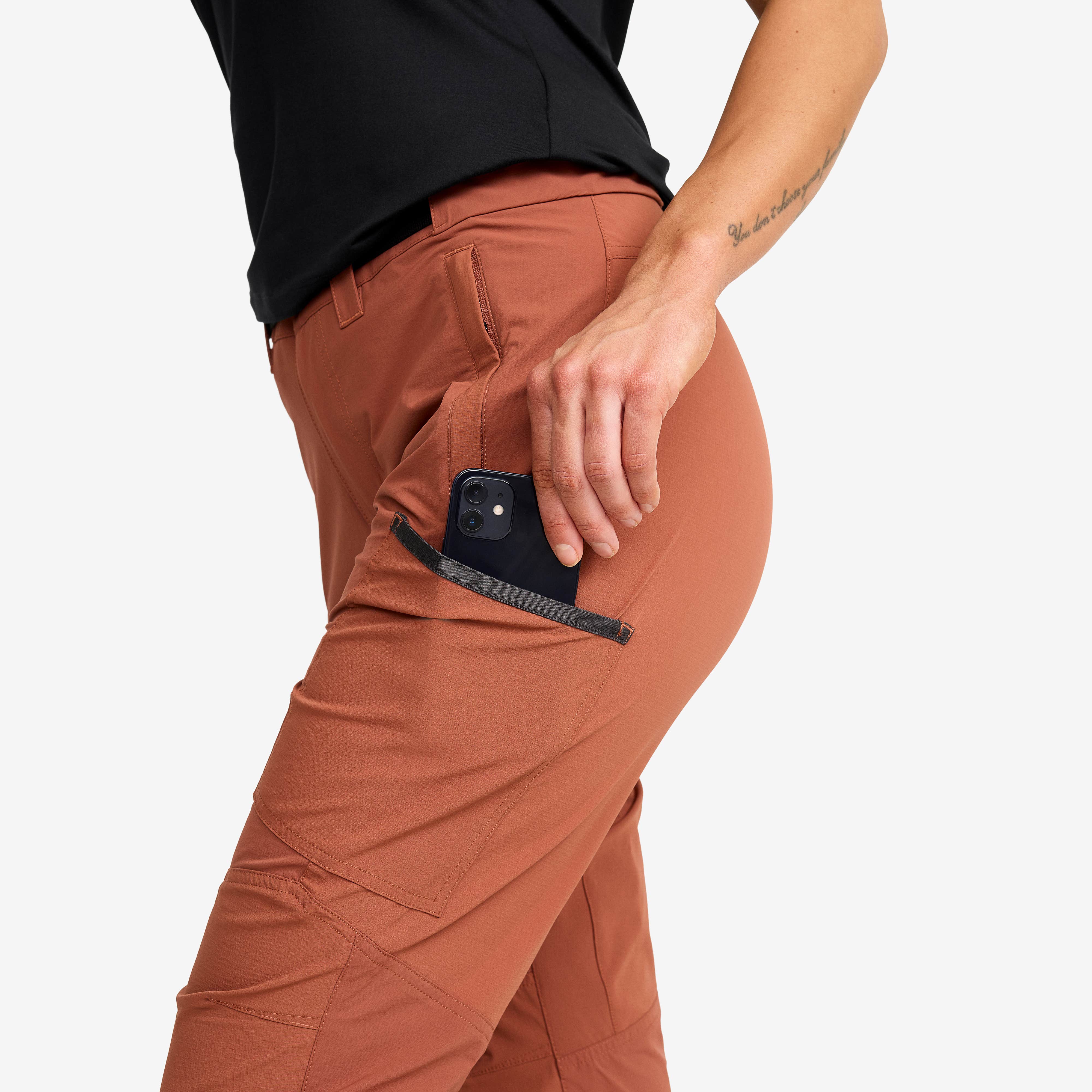 Elevate Pro Hiking Pants Dame Pink Mahogany