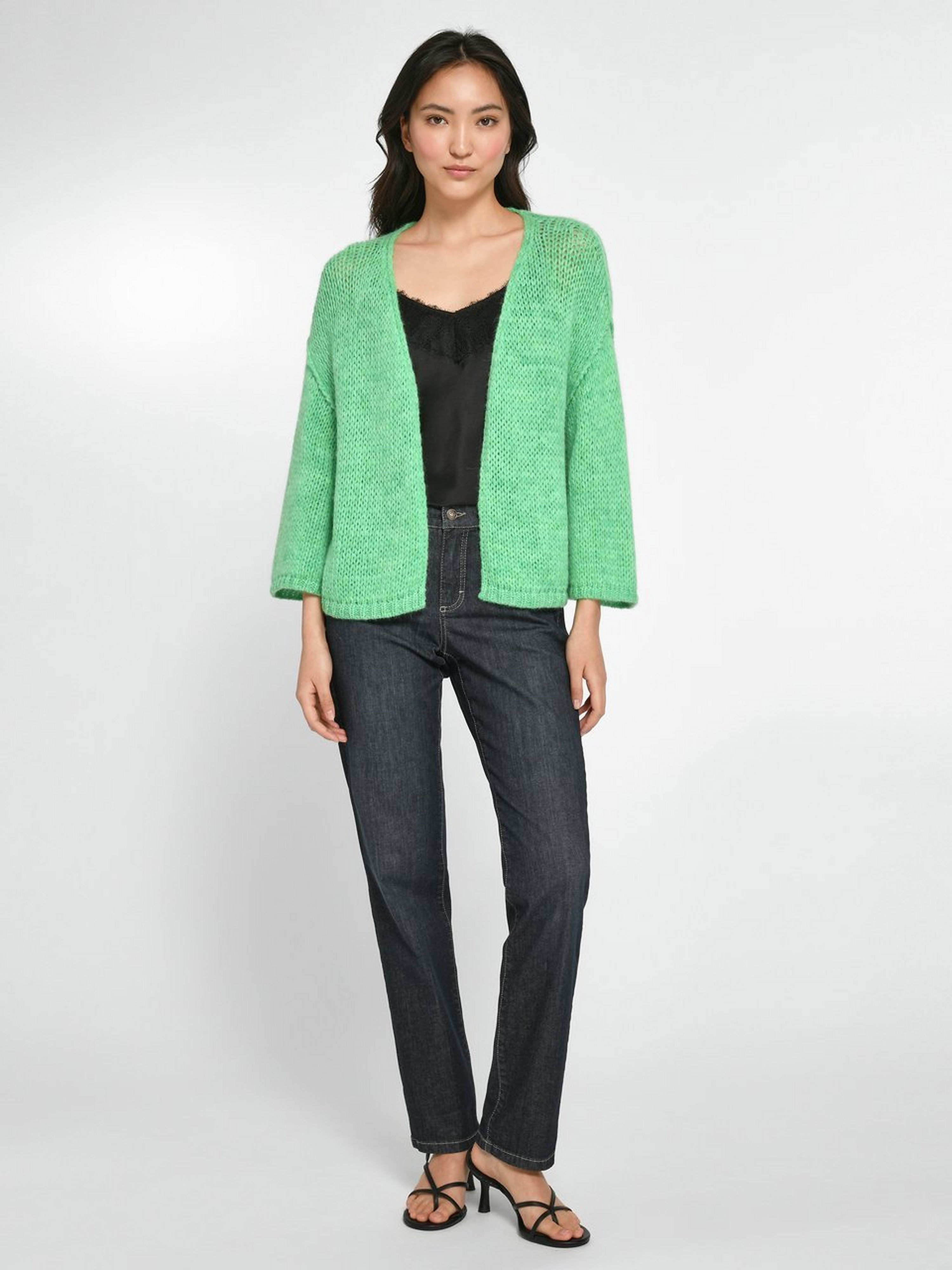 Strickjacke mit 3/4-Arm