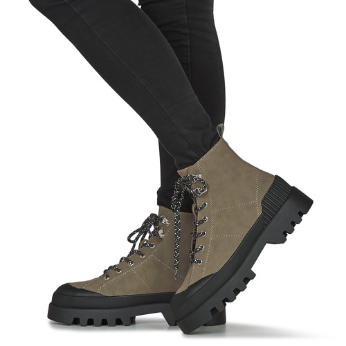 Only - ONLBUZZ-1 PU HIKING BOOT - Kaki