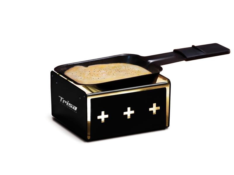 Trisa MyRaclette Schwarz Kerzen-Raclette, schwarz
