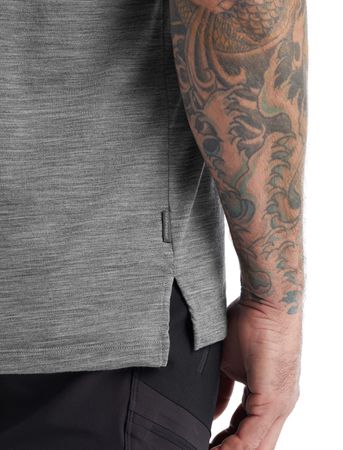 SPHERE II Herren-Merino-Kurzarmshirt  metro hthr  XXL