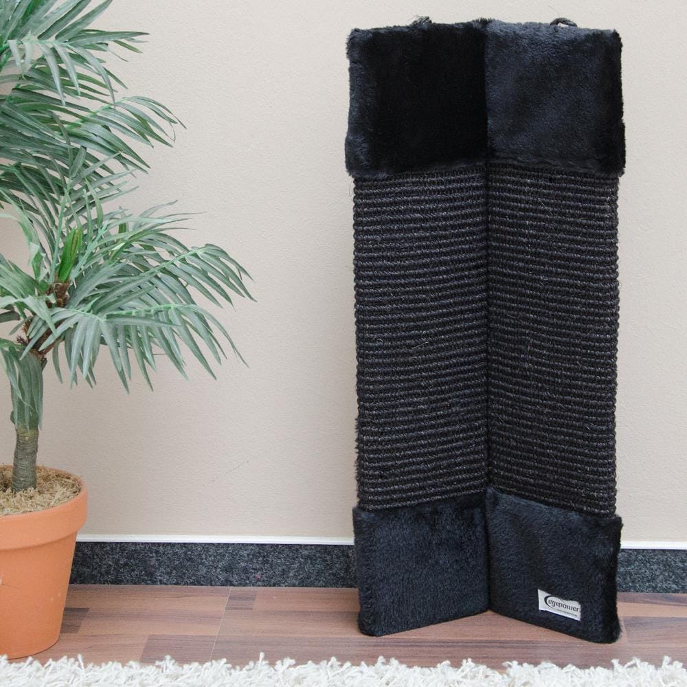 Sisal Kantenschutz M ca. 55 x 27 cm Schwarz für Innen- und Außenecken