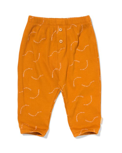legging côtelé pour bébé marron