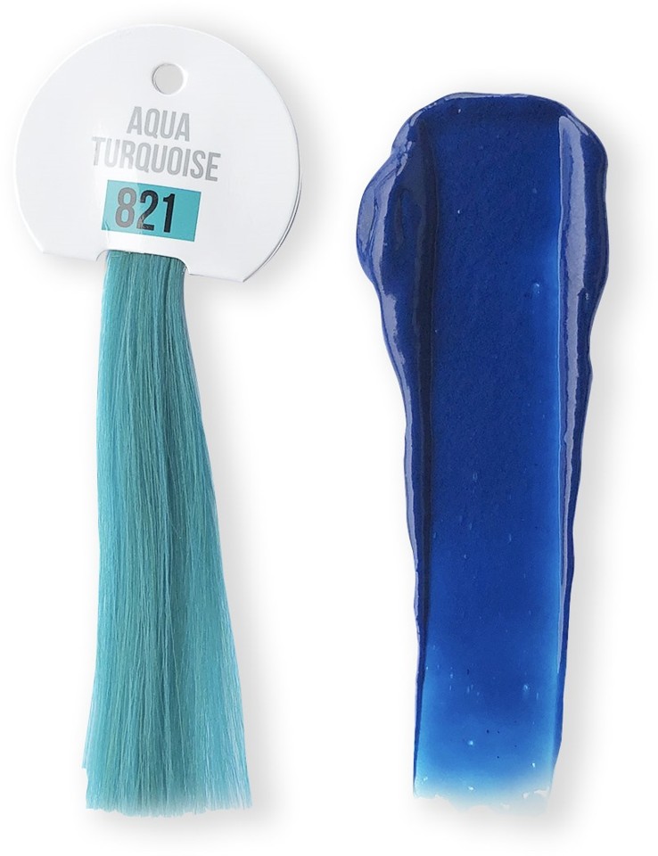 IdHAIR - Colour Bomb Aqua Turquoise 250 ml - Hårfarve