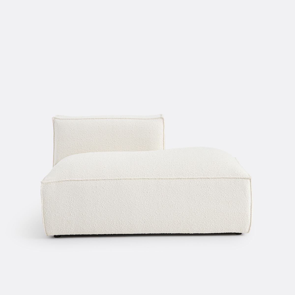 LA REDOUTE INTERIEURS<br>Sofá lounge direito em bouclette, Seven