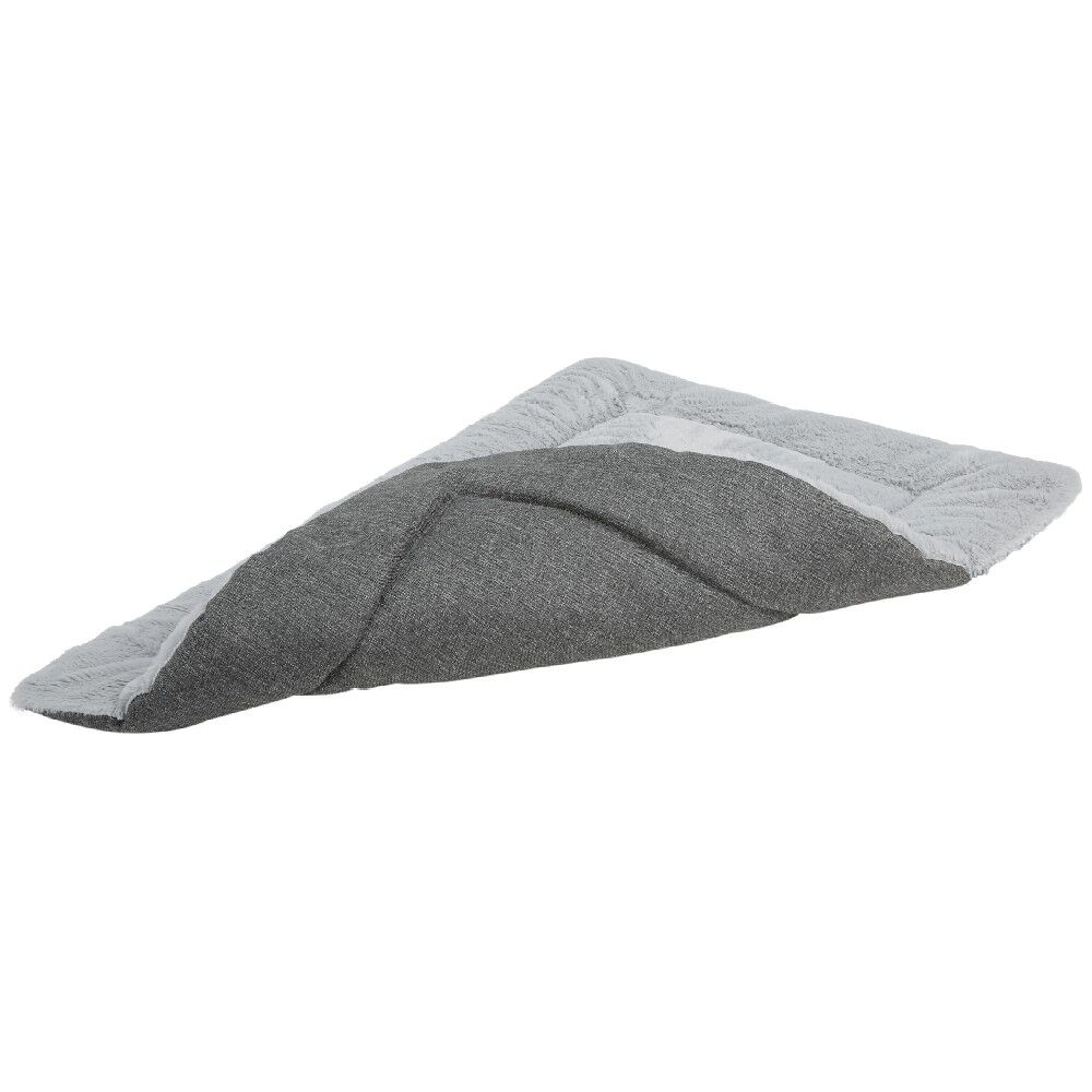 Tapis pour chien taille M gris blanc