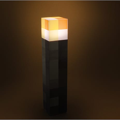 Minecraft Torch lampe - brun