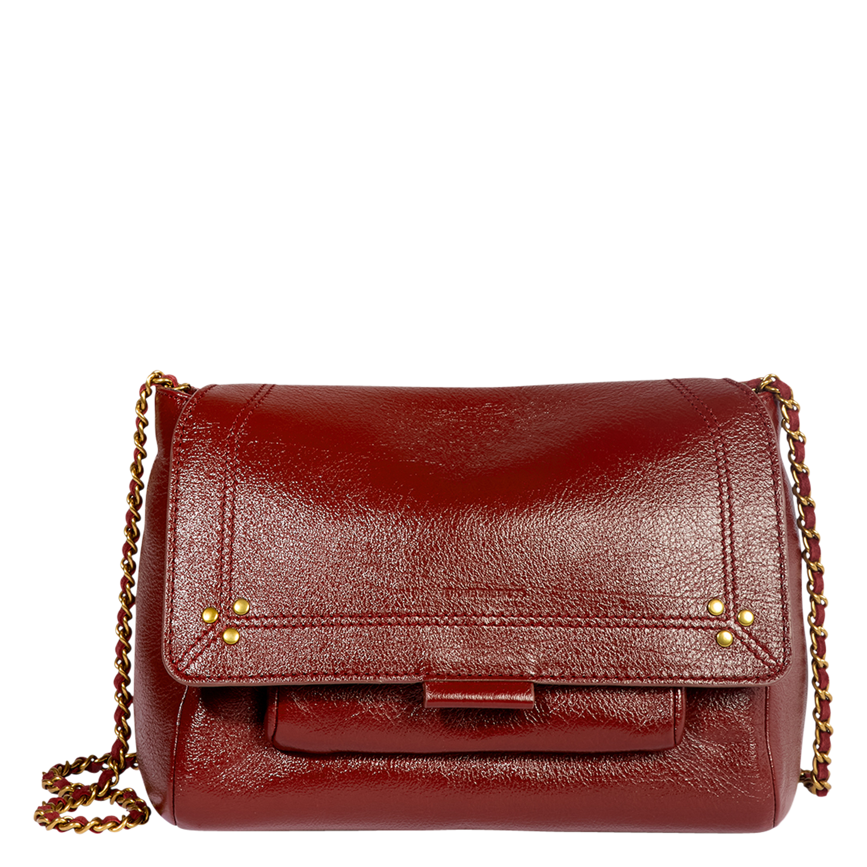 LULU M - Sac bandoulière en cuir | Marron