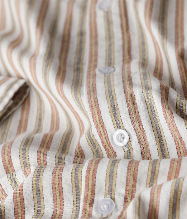 Former Reynolds Striped LS Shirt Ochre
